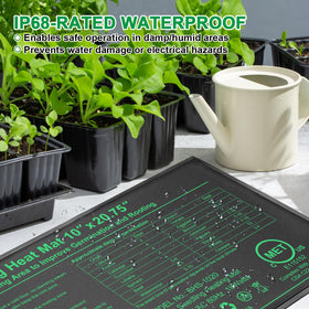 HYDGOOHO hydroponics seedling mat enabling reliable warmth for seed starting