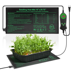 HYDGOOHO seedling heat mat in use providing steady warmth for germination