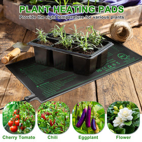 HYDGOOHO Seedling Heat Mat two-pack for reliable coverage.