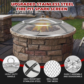 Hydream firepit screen easy to assemble in minutes for quick outdoor setup.