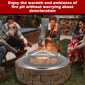 Hydream portable, versatile fire pit screen for backyard, beach, and camping trips.