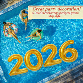 HyDren easy inflation and fishing-line connection for pool party decor