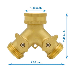HYDRO MASTER close-up of outlet valves for precise shut-off control.