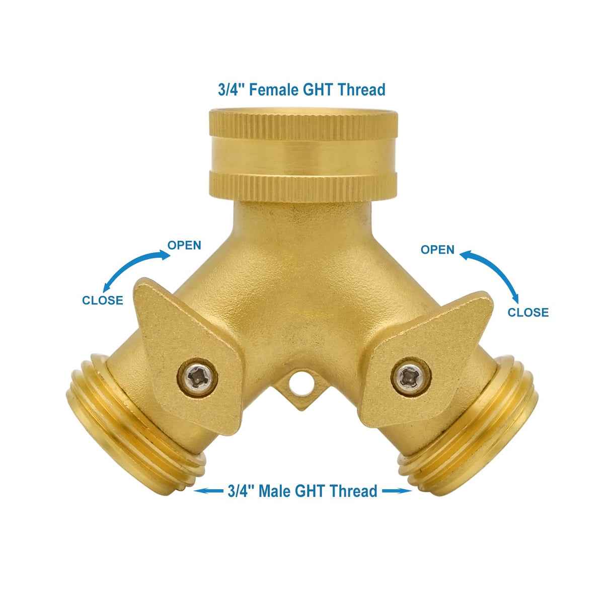 HYDRO MASTER 360° swivel connection enables easy attachment.