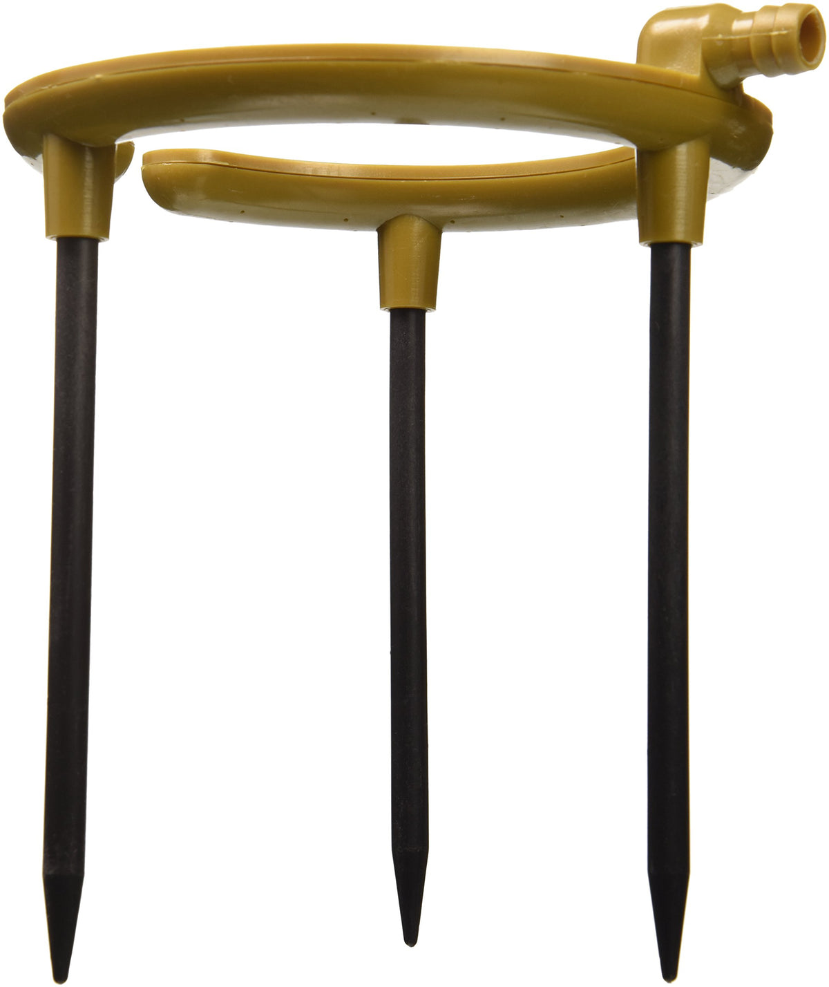 Hydrofarm Bloom Brothers removable stakes secure water rings around each plant.