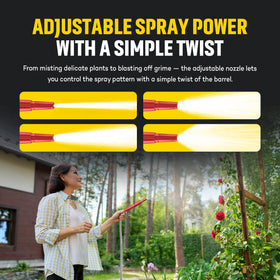 HydroPro kink-free design preserves smooth water flow.
