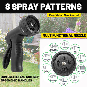 Hygeeon 8-pattern nozzle offers versatile watering options