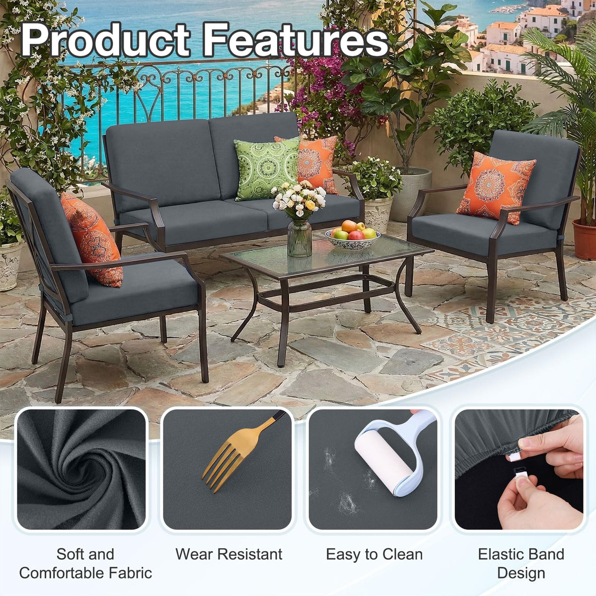 Hyha 12-color options help customize your outdoor decor.