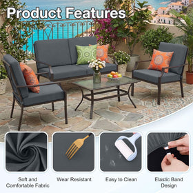 Hyha 12-color options help customize your outdoor decor.