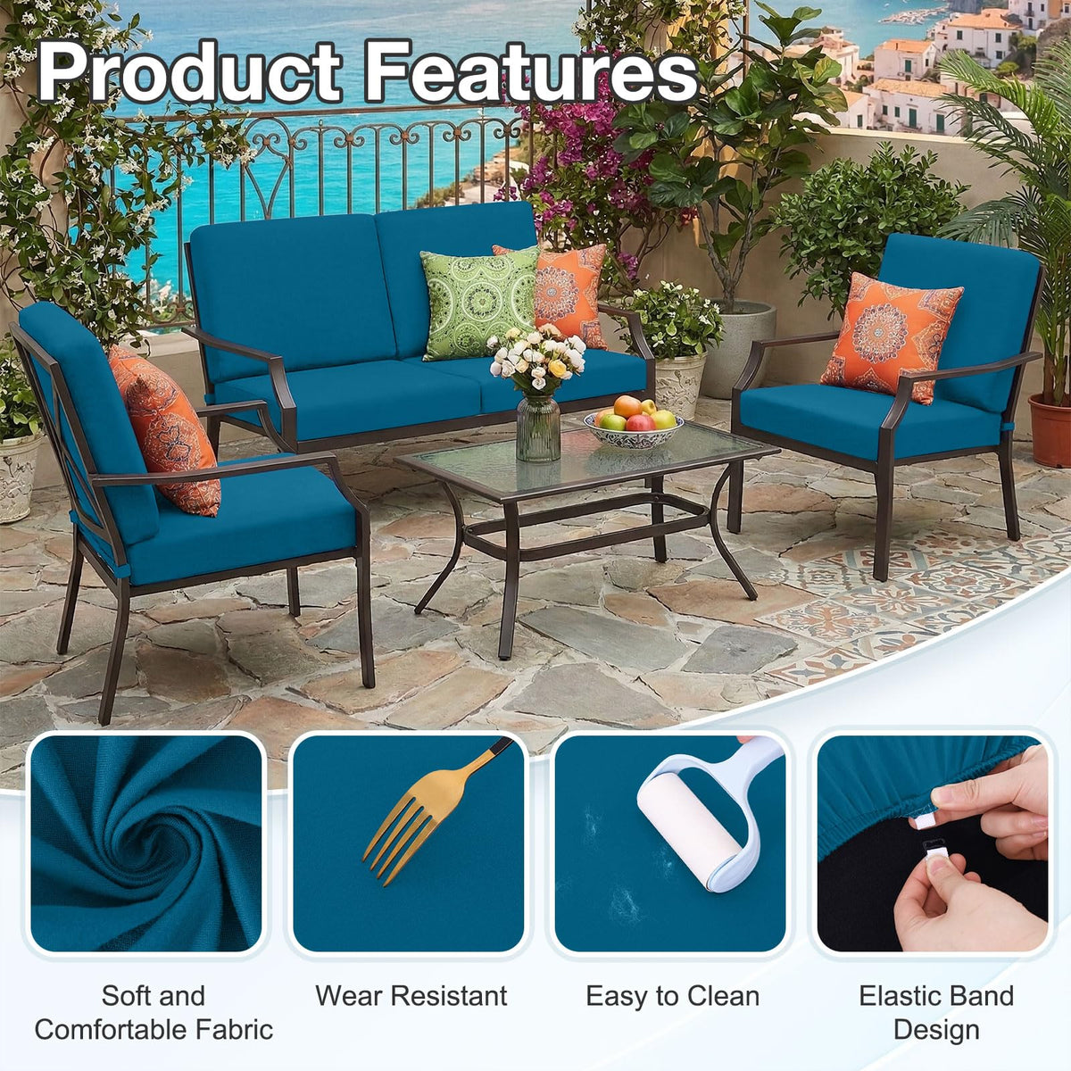 Hyha machine-washable cushion covers keep upkeep simple.