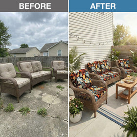 Hyha multi-piece sets help cover different patio furniture configurations with style.