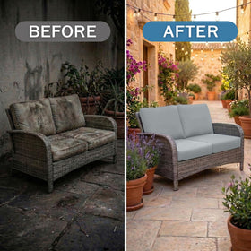 hyha non-slip elastic band ensures cushions stay in place on windy days