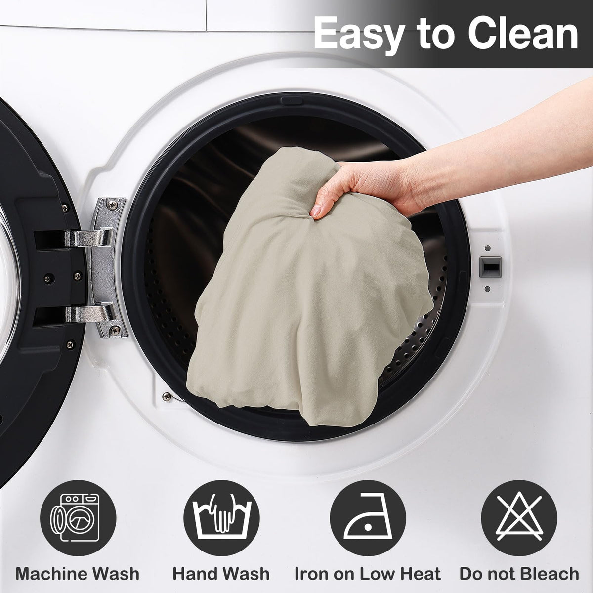 Hyha outdoor cushion cover washable image indicating easy maintenance