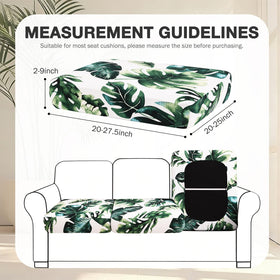 Hyha outdoor cushion covers stretch fabric for a snug fit on varied cushions.