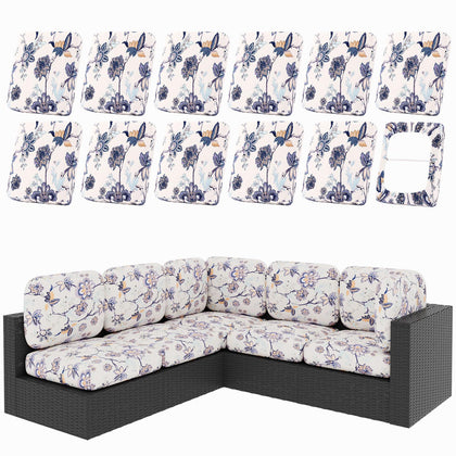 Hyha vintage flower pattern cushion cover adds fresh outdoor charm to seating.