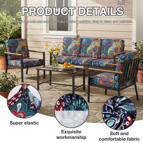 Hyha 4-14 piece sets fit most patio configurations.