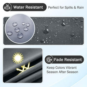 Hyha UV-resistant cushion cover protects patio furniture from sun fade.
