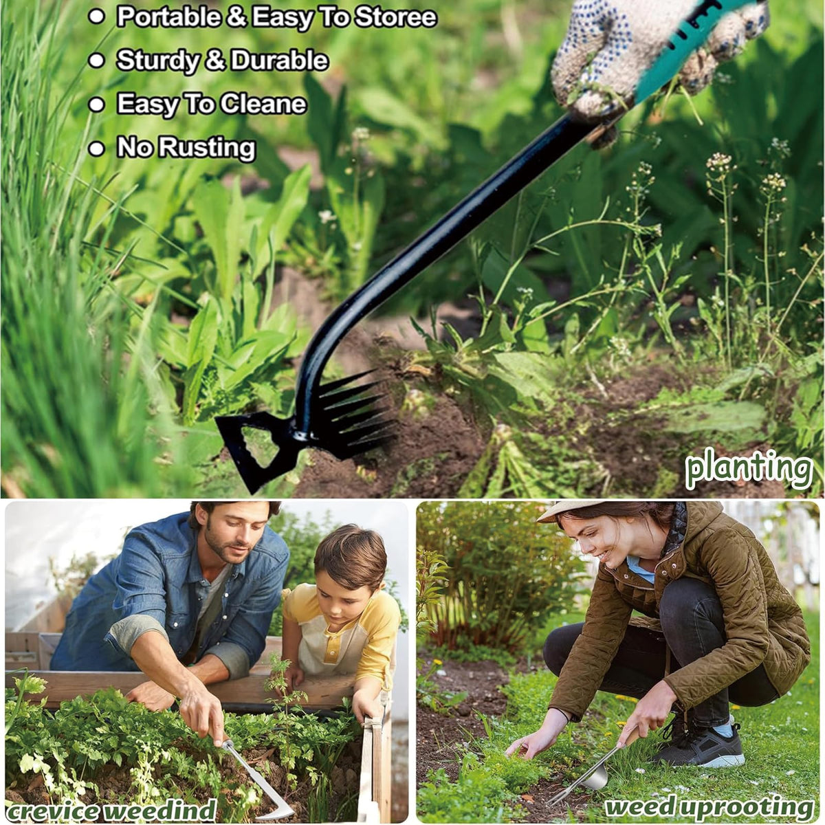Hynhsun Beech wood handle offers lightweight control