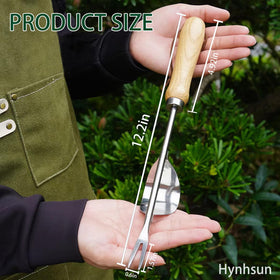 Hynhsun Stainless steel weed puller handles tough roots