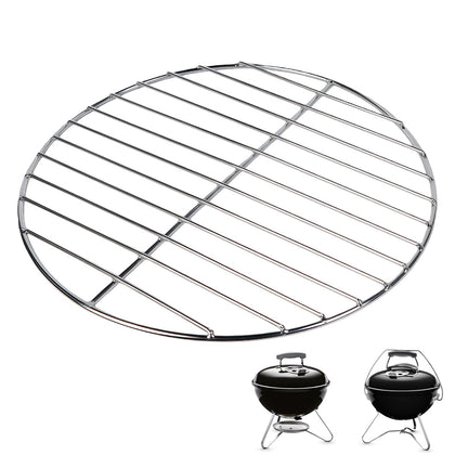 Hyparade round charcoal grate for 10.5 inches shows durable rust-resistant steel.