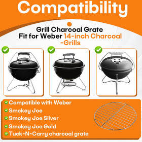 Hyparade Tuck-N-Carry compatible grate ideal for camping and tailgating.