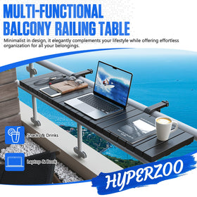 Hyperzoo balcony bar table assembly instructions for quick setup.