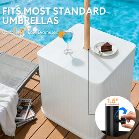 Hyperzoo weather-resistant ABS construction resists sun and splashes