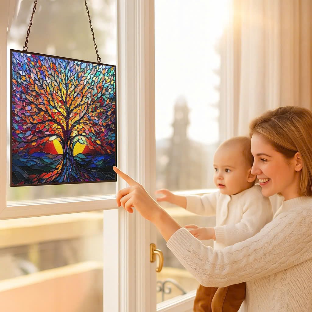 HYPESTYLE tree of life suncatcher makes a thoughtful gift and focal piece