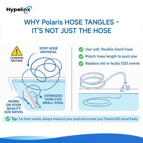 Hypolinx Polaris Gen2 hose — broad compatibility with Polaris models.