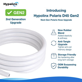 Hypolinx Polaris Gen2 hose — durable elasticity for long-lasting pool maintenance.