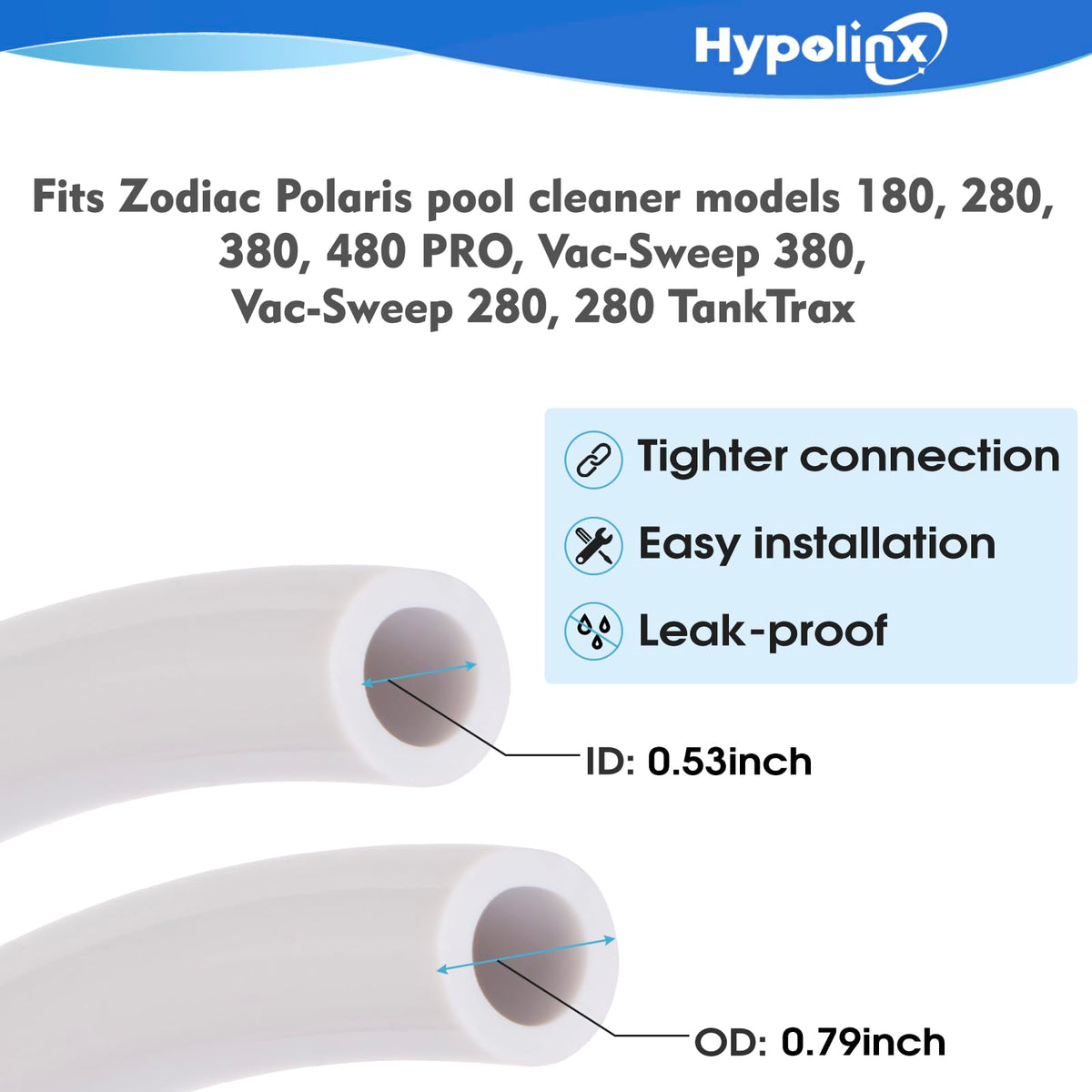 Hypolinx Polaris Gen2 hose — smooth operation with minimized tangles.