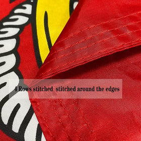 Hypoth USMC flag stitching detail indicating long-lasting use