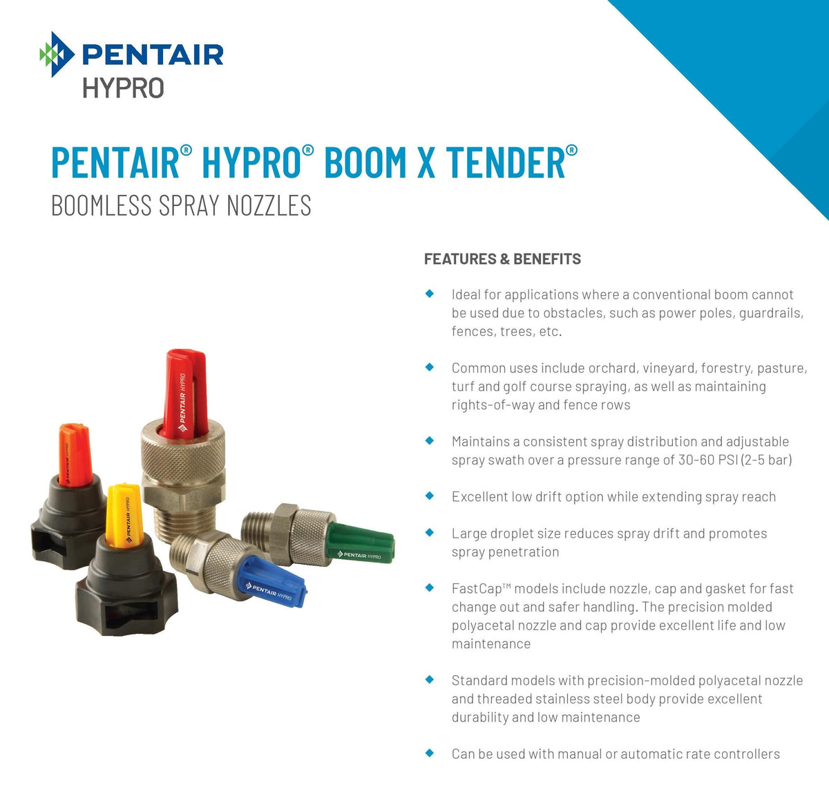 Hypro Boom X Tender coverage around obstacles demonstrates targeted field spraying.