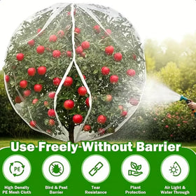 HYUKM breathable PE mesh netting lets rain through while protecting crops