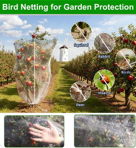 HYUKM garden netting 2 pack guards berries while remaining lightweight