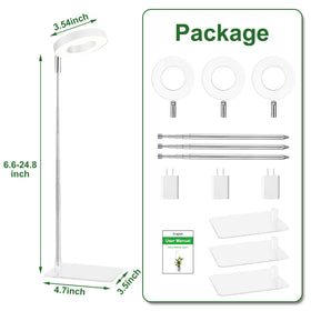 Hywyimlait 180° Rotating Ring adapts to different plant placements.