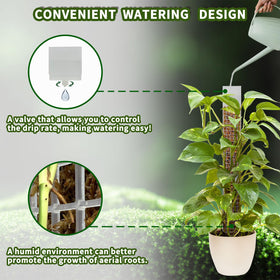 HYYZ mesh-design pole provides broad support for aerial root attachment