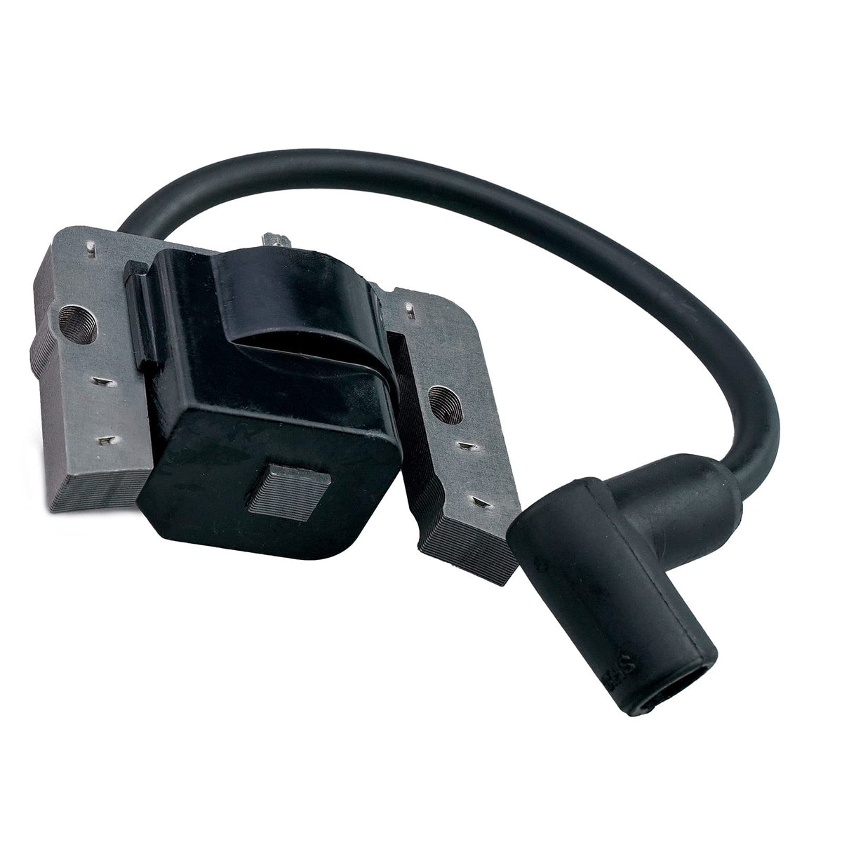 HZ ignition coil installed on engine shows compatibility with Tecumseh HMSK series.