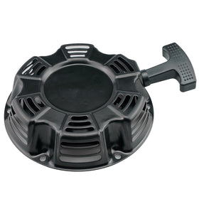 HZ recoil starter in use on a generator or water pump setup.