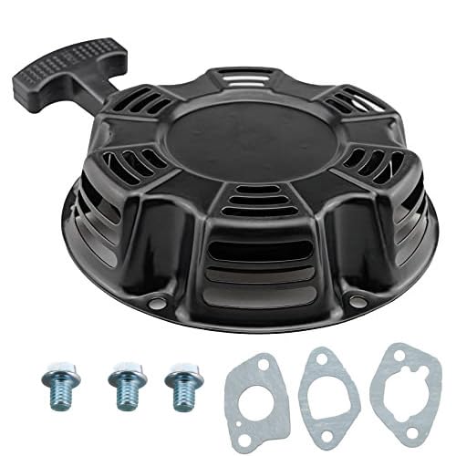 HZ recoil starter on Kohler SH265 engine with durable pull cord for reliable starts.