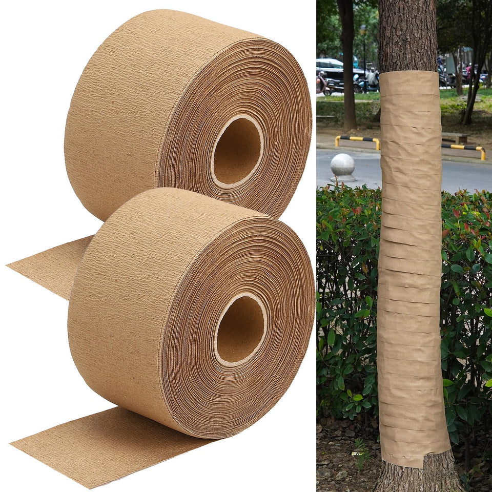 HZCGJMY tree protector wrap around trunk for durable bark protection in winter.