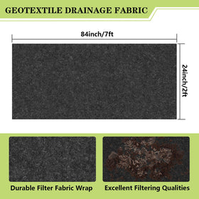 HZCGJMY geotextile fabric for drainage supports French drains and soil separation.