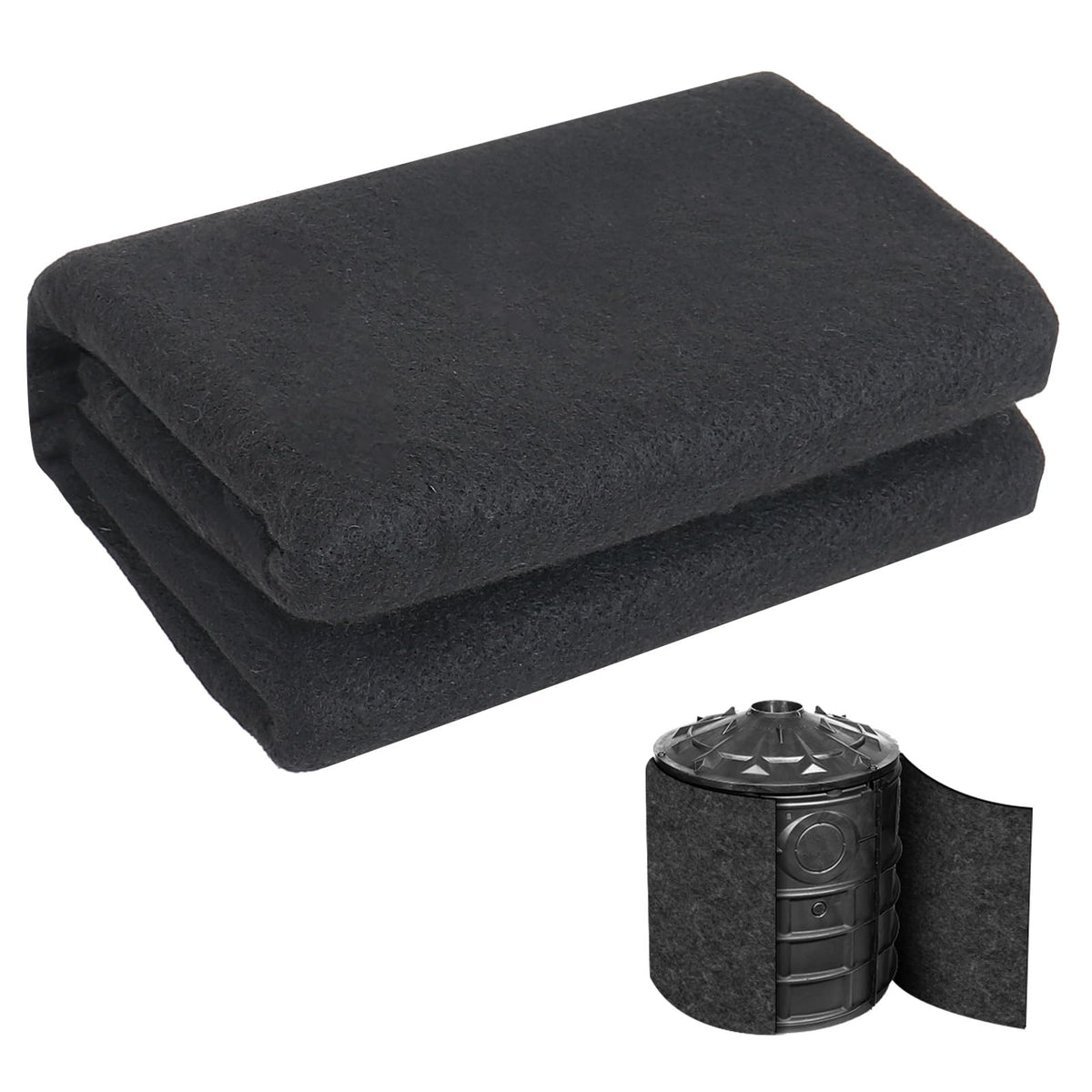HZCGJMY non-woven geotextile filter fabric for dry well wrap improves filtration and long-term drainage.