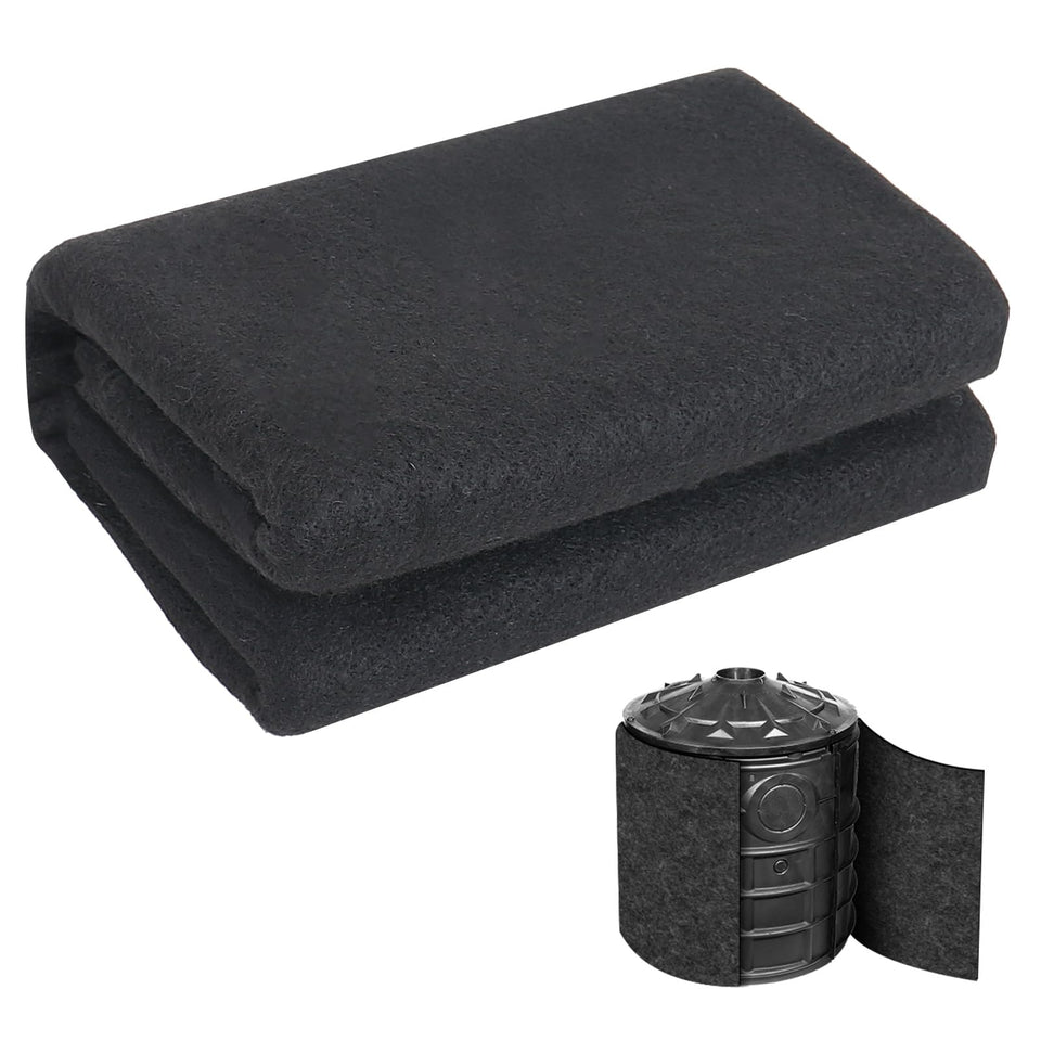HZCGJMY non-woven geotextile filter fabric for dry well wrap improves filtration and long-term drainage.