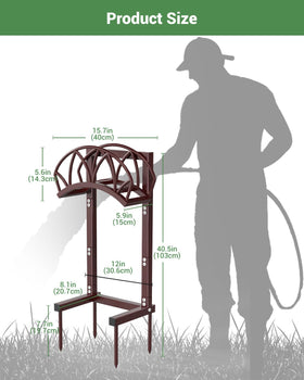HZE ground spikes anchor firmly into soil for stability.