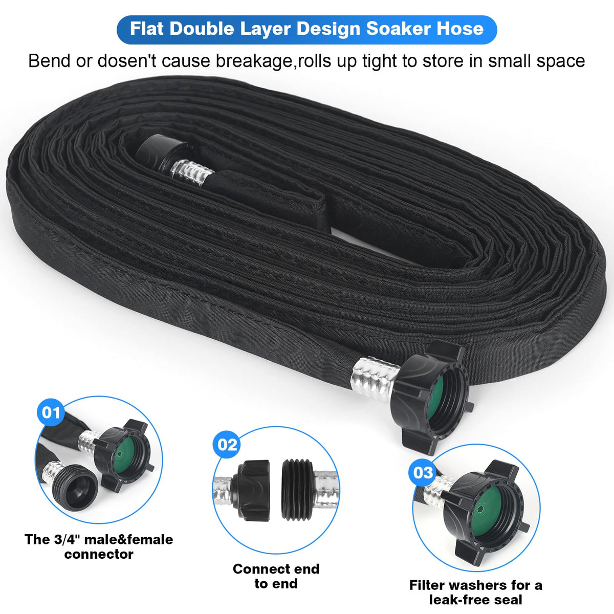 HZGREEN nylon outer layer resists wear and corrosion outdoors