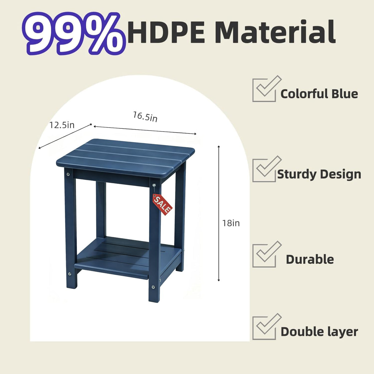 HZLBZYON Minimal maintenance with easy cleaning and no staining needed.