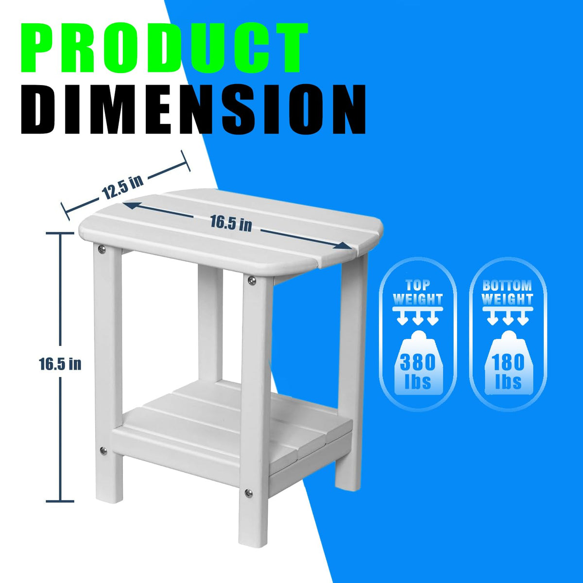 HZLBZYON Two-tier storage keeps essentials within reach
