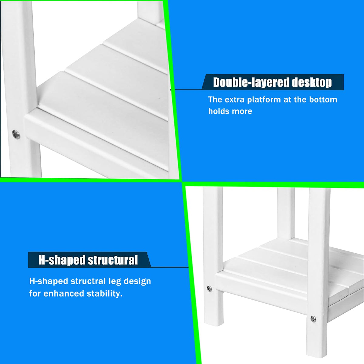 HZLBZYON 180-lb capacity supports cups, books, and decor