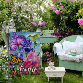 Hzppyz farmhouse spring decor flag adds charming yard flair.